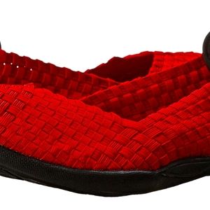 bernie mev. Catwalk Women's Slip on Shoes Red : 36